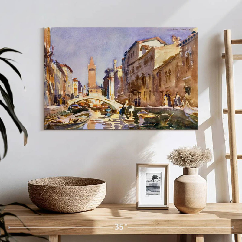 Kavia Venetian Canal 1913, 16" H x 24" W