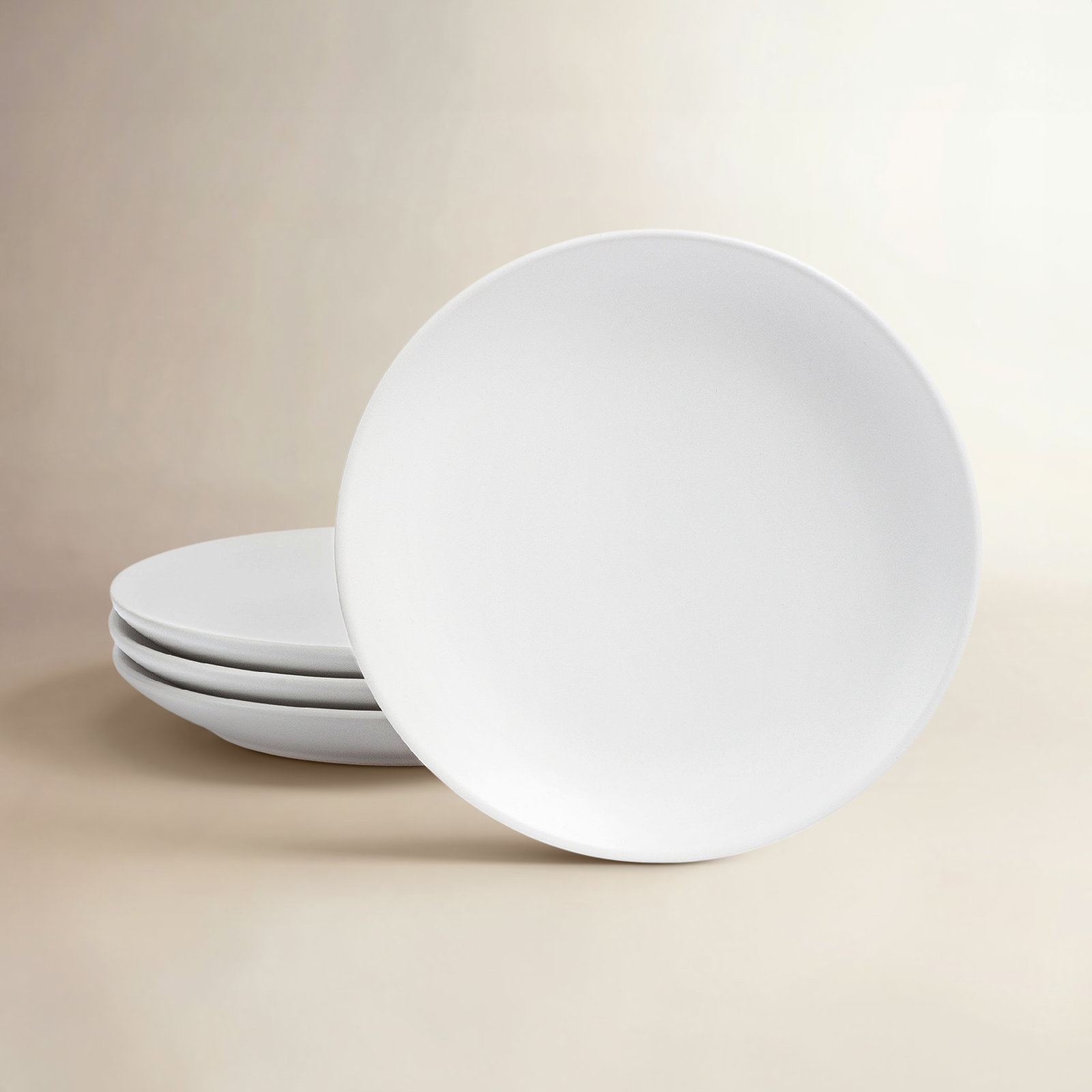 Coupe 6" Appetizer Plate, White