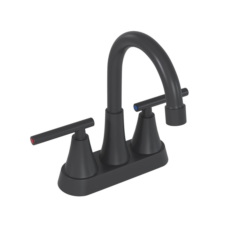 8 “H Bathroom Sink Faucet, Matt Black