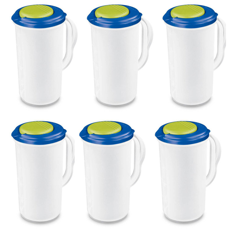 Plastic Flip Top Drink 32 oz. Pitcher
