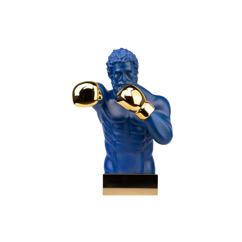 Animals Bust, Blue/Gold