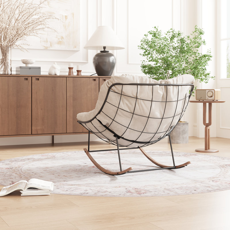 Chaises berçantes, Beige