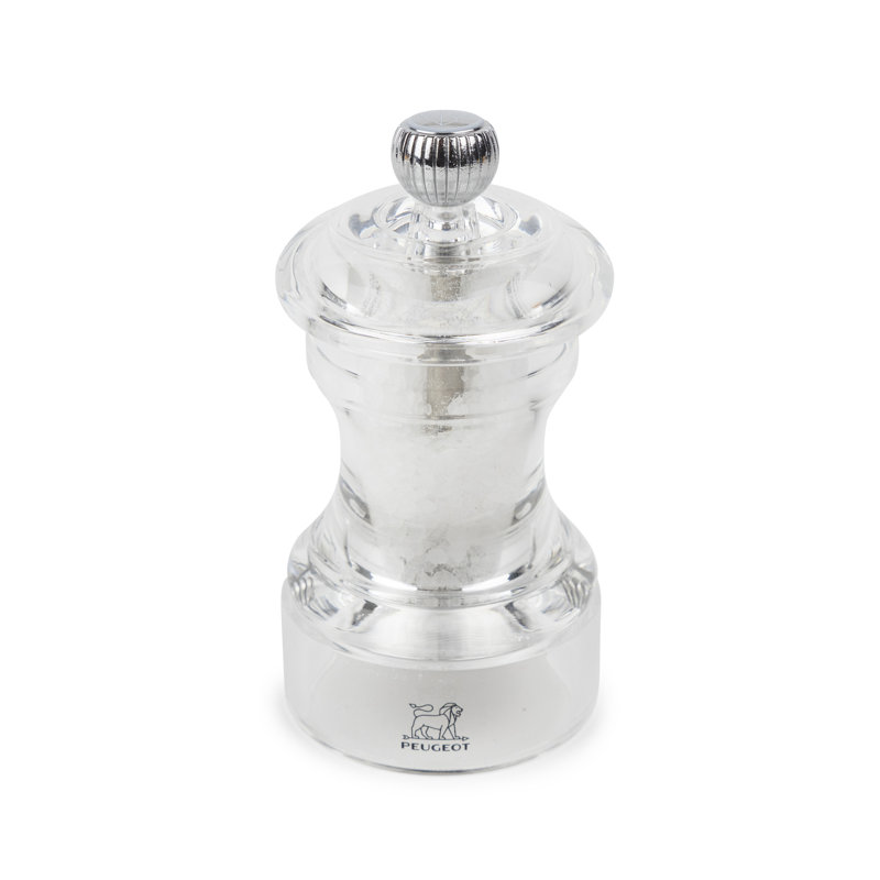 Bistro, 10.3cm H x 5.4cm W x 5.4cm D, Clear, Salt Mill
