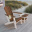 Chaise Adirondack pliante, blanc-1930660663