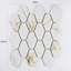 Carreau de mosaïque allongé en porcelaine hexagonale 2,36 po x 3,74 po Perfection-118771495