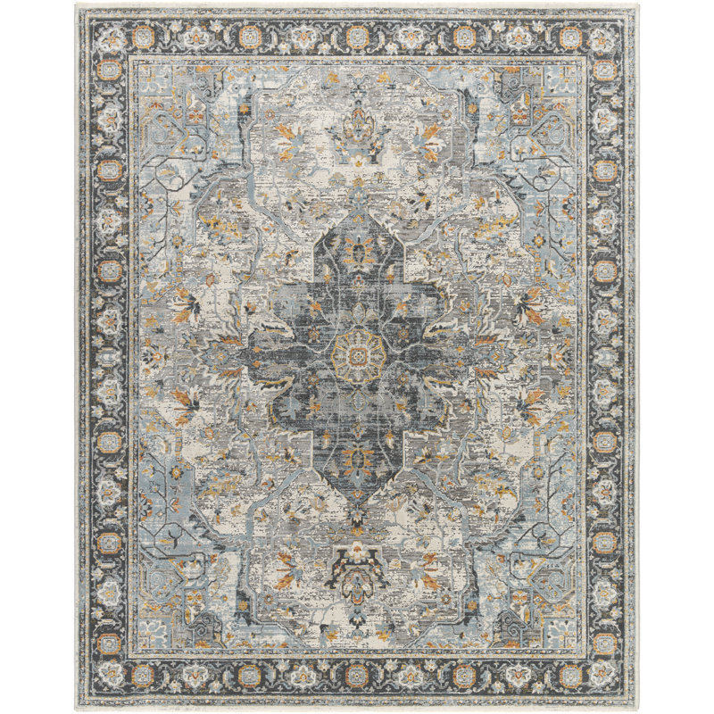 Oriental Indoor Rug, Round 6'7"