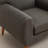 Liberto Faux Leather Upholstered Accent Chair with Round Arm-118041367