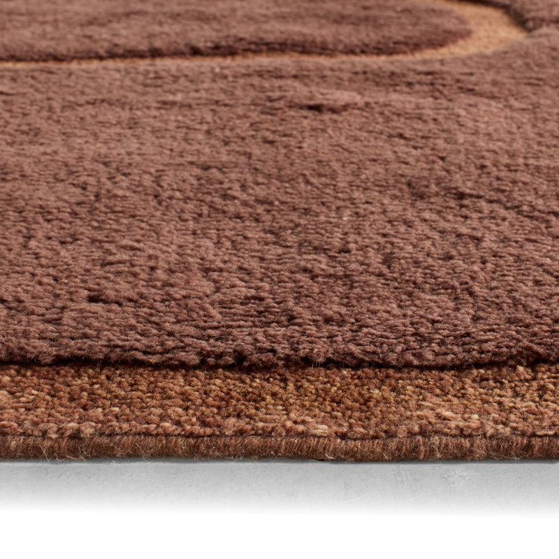 Solum Hand Woven Wool Geometric Area Rug, Rectangle 10' x 14'