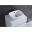 Ensemble de meuble-lavabo de salle de bain simple mural 24 po avec miroir Moretz-1977043893
