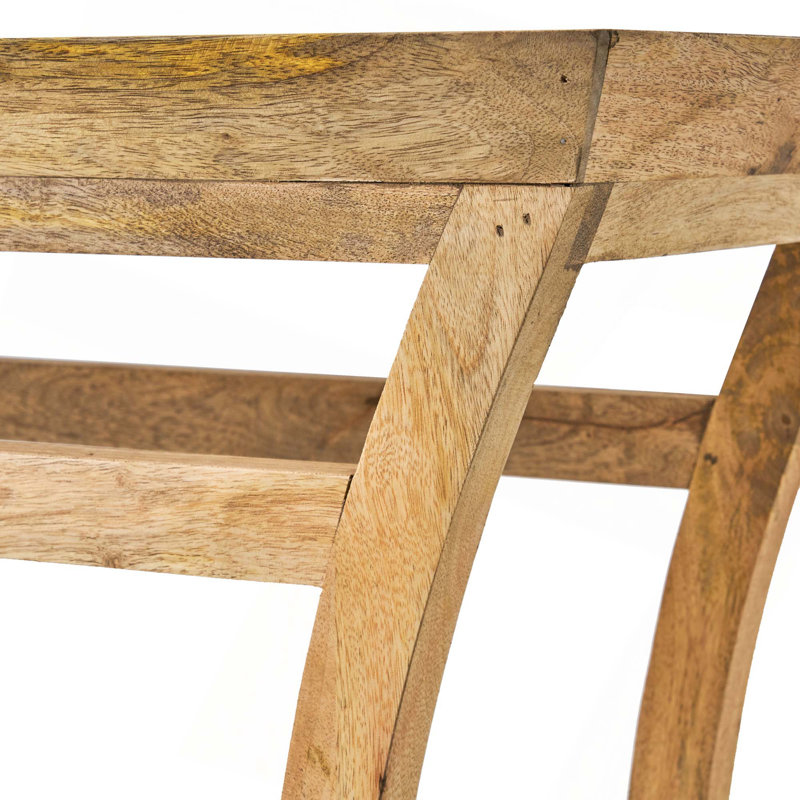 Console Butler en bois naturel