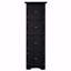 Armoire de rangement haute avec portes et 4 tablettes-1504115665