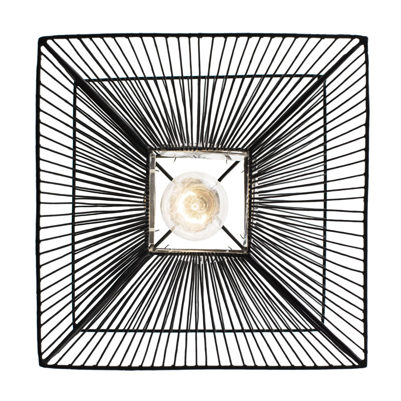 Luminaire suspendu 1 litre Arcade - Carbone, Noir / transparent, Carbone