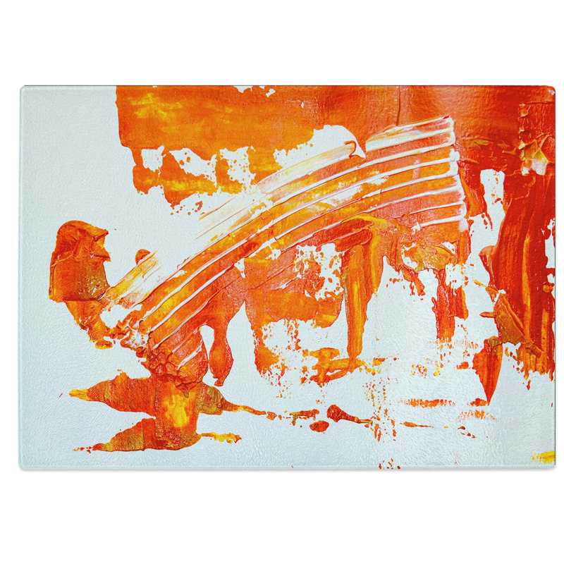 Tempered Glass Art Painting Vol.170 Chopping Board, 39 cm W x 28.5 cm L