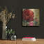 Ophelia & Co. «Rouge From The Garden 4» par Art Licensing Studio, art mural en métal-740094719