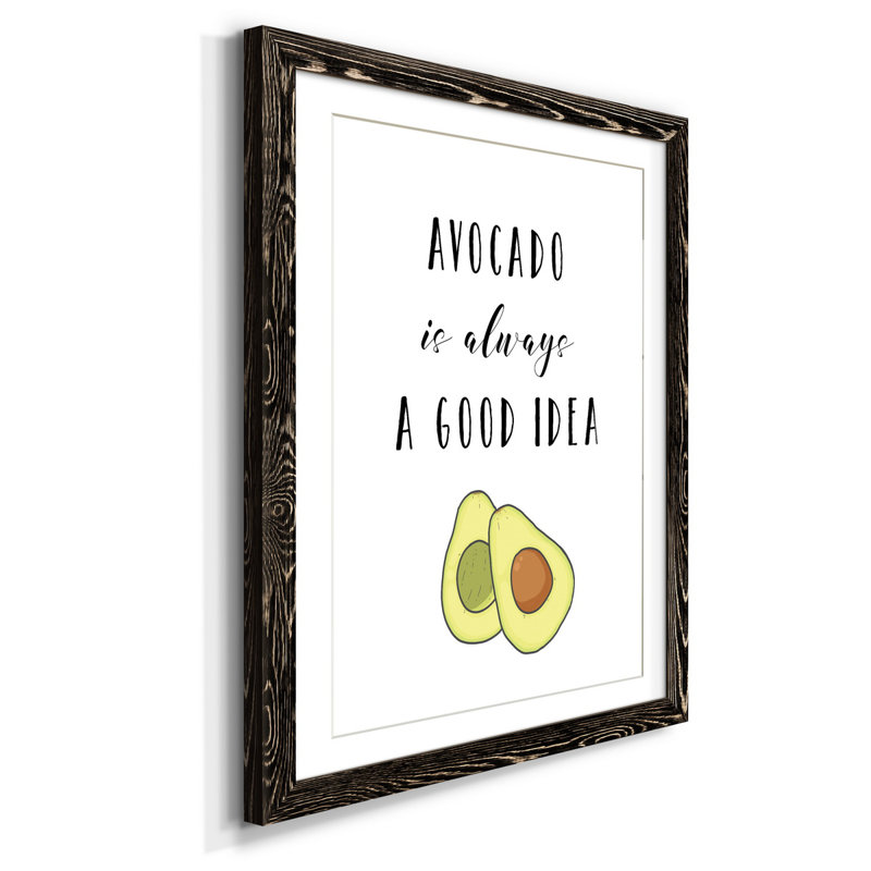 Avocat - Reproduction d'art textuel sur papier encadré, H 37,5 po x l 27,5 po x P 1,5 po, Cadre noir