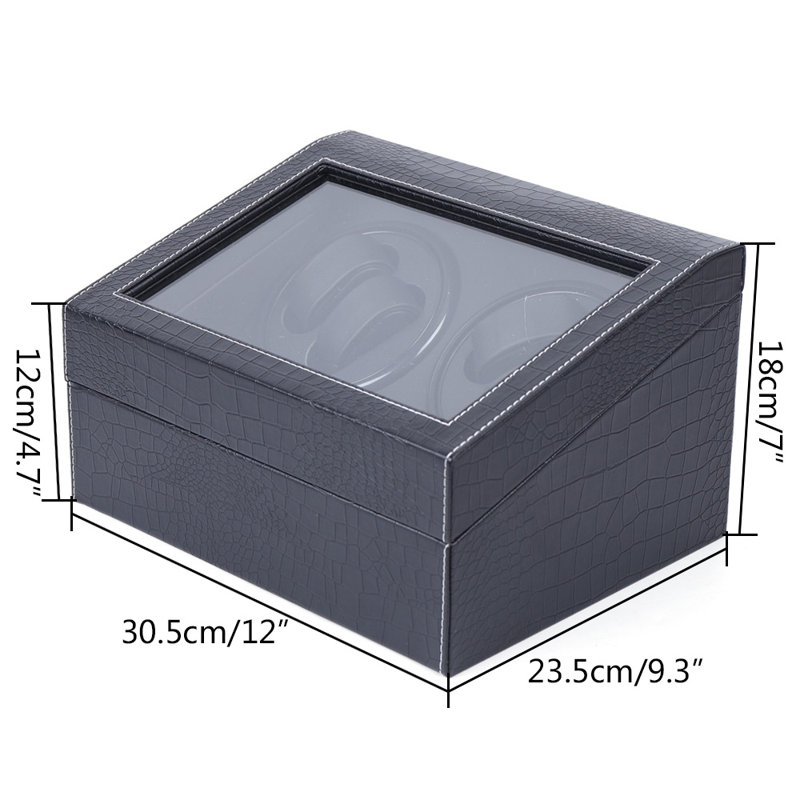 Watch Box, Automatic Watch Winder 4+6 Display Box, Watch Winding Display Case