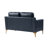 Turner 55.5" Square Arm Faux Leather Loveseat-97673893