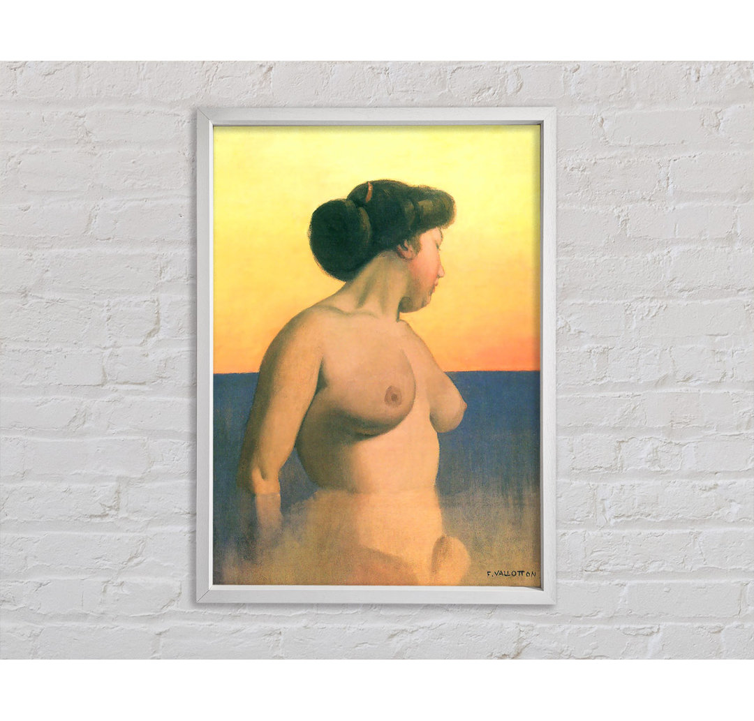 Felix Vallotton Bathing 2 - Einzelbildrahmen Kunstdrucke auf Leinwand