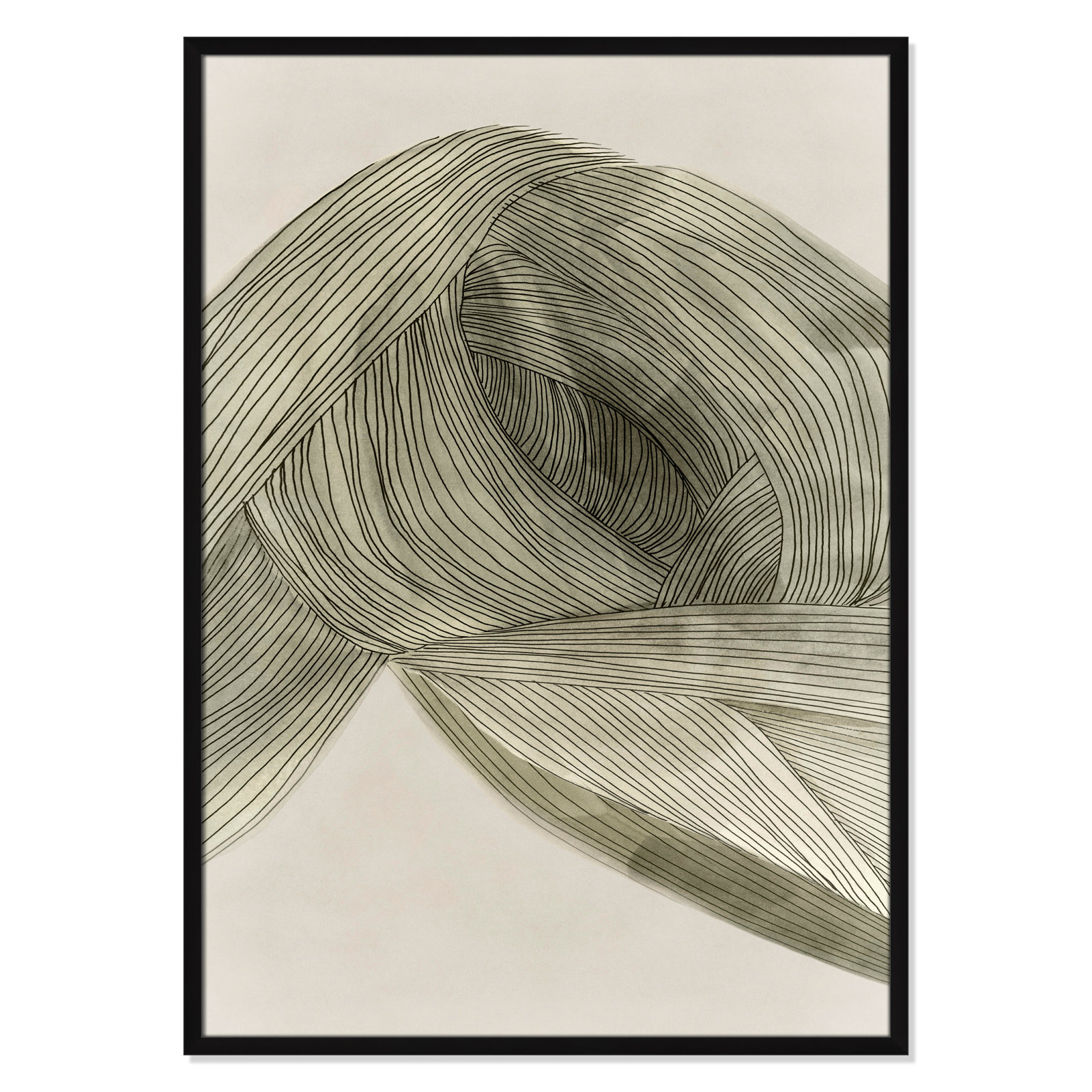 Dreaming In Pastel I, 41.5" H x 29.5" W x 0.75" D, Satin Black