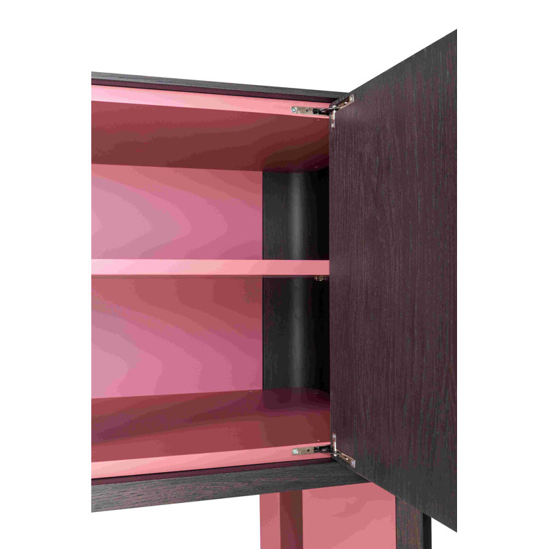 Acro-bat 55.1'' W Solid Wood Buffet, Natural Oak/American Walnut