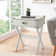 Grable Transitional Wooden 1-Drawer Rectangular End Table with Metal Corners