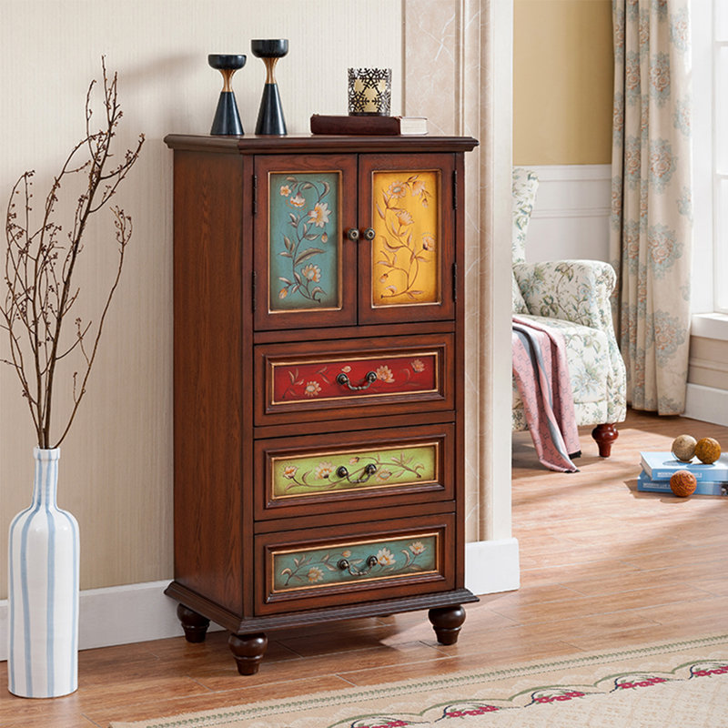 Armoire d'appoint polyvalente de style rustique américain