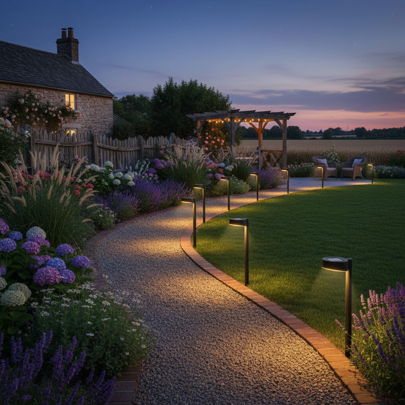 Solar Powered Garden Stake