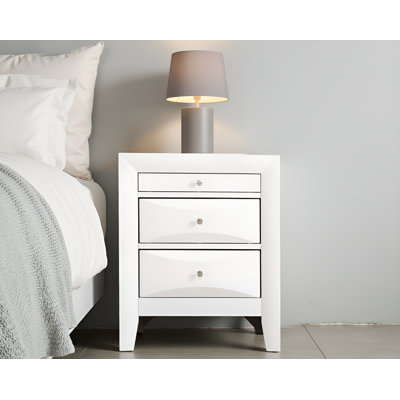 Loviisa White Nightstand
