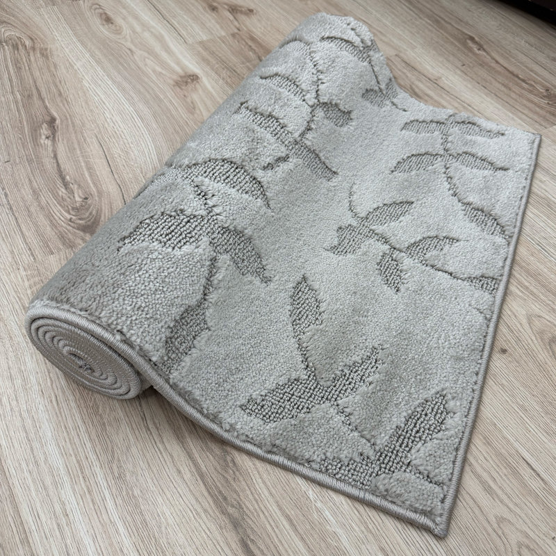Tapis blanc antibactérien à poils doux et antidérapant, Tapis de couloir 2 pi 2 po x 9 pi