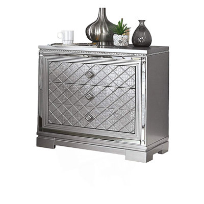 Nightstand With Hidden Drawer,Bed Side Table