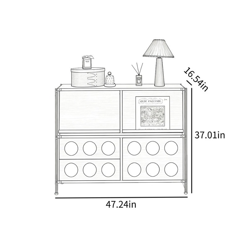 Medieval Simple Module Display Case, Black