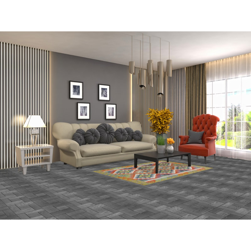 Tapis kilim en laine South Western