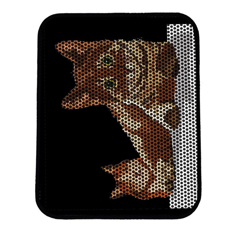 Tapis pour litière de qualité supérieure, 18 po x 24 po | 50% PVC / 50% polyester, lavable à la machine et passer l'aspirateur | Conception durable et facile à nettoyer pour les propriétaires d'animaux de compagnie | Protégez vos planchers des dégâts de la litière