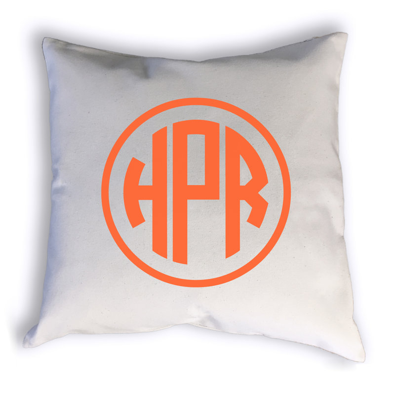 Cotton Throw Pillow, Yes