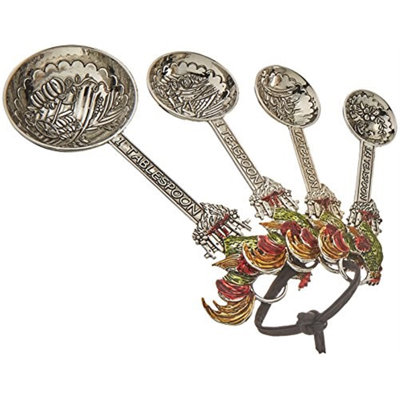 Ganz 4 -Piece Metal Measuring Spoon Set