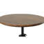 Table de salle à manger ronde 36 po Modern Brown