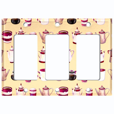 3 - Gang Rocker Standard Wall Plate