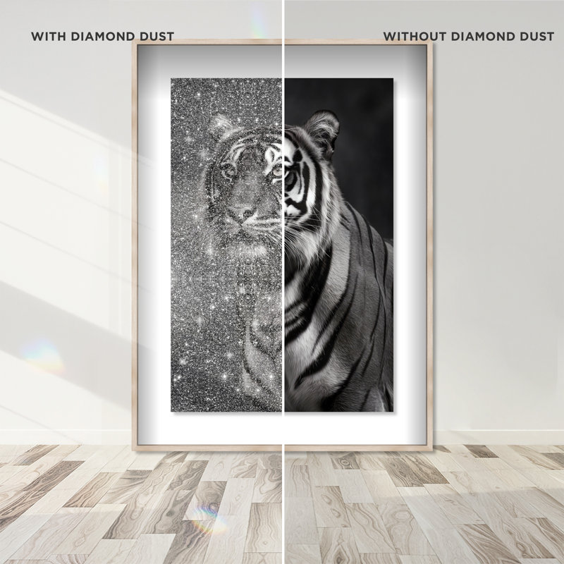Hidden Strength III Print by Oliver Gal, 16.5" H x 11.5" W, Natural Oak Shadowbox