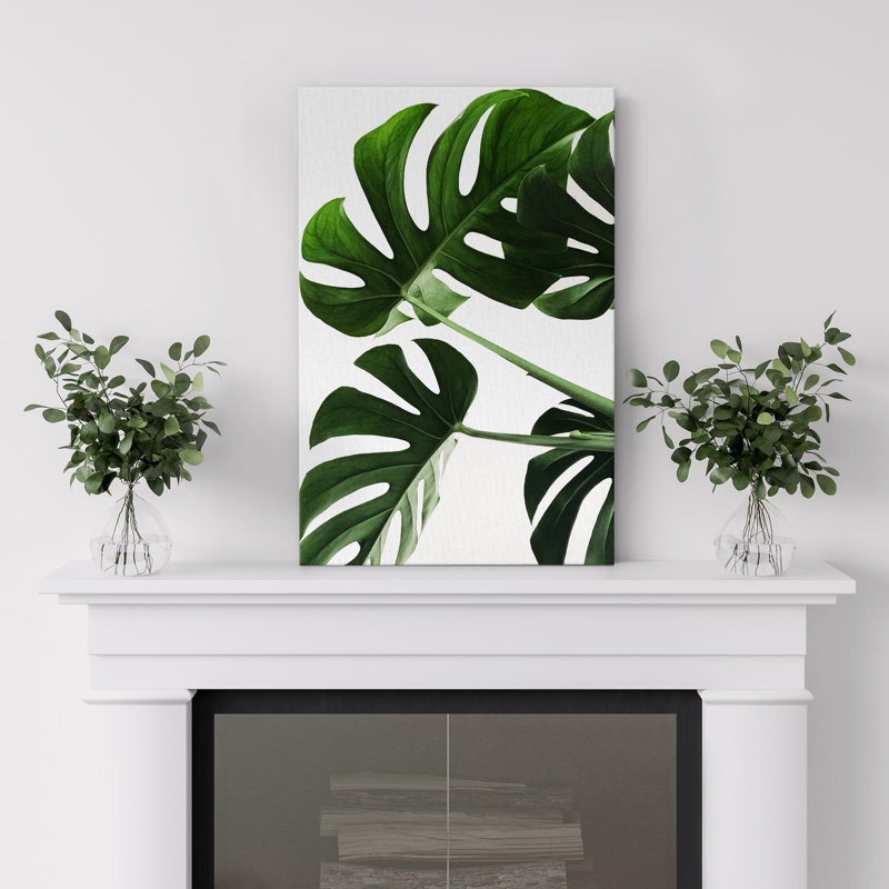 «Tropical Monstera Leaf Southwest» sur, H 48 po x l 32 po