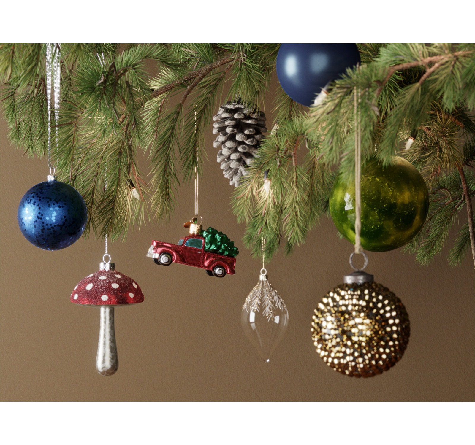 4" Handmade Figurine Ornament
