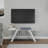 Scandinavian TV Stand, White, 47.2 x 13.0 x 11.8 inches | 100% Melamine Coated Particle Board, 0.71 inches Thick | Sturdy Metal Frame, Multiple Shelves, Wall-Mountable | Stylish Storage Solution for Modern Living Rooms-666775984