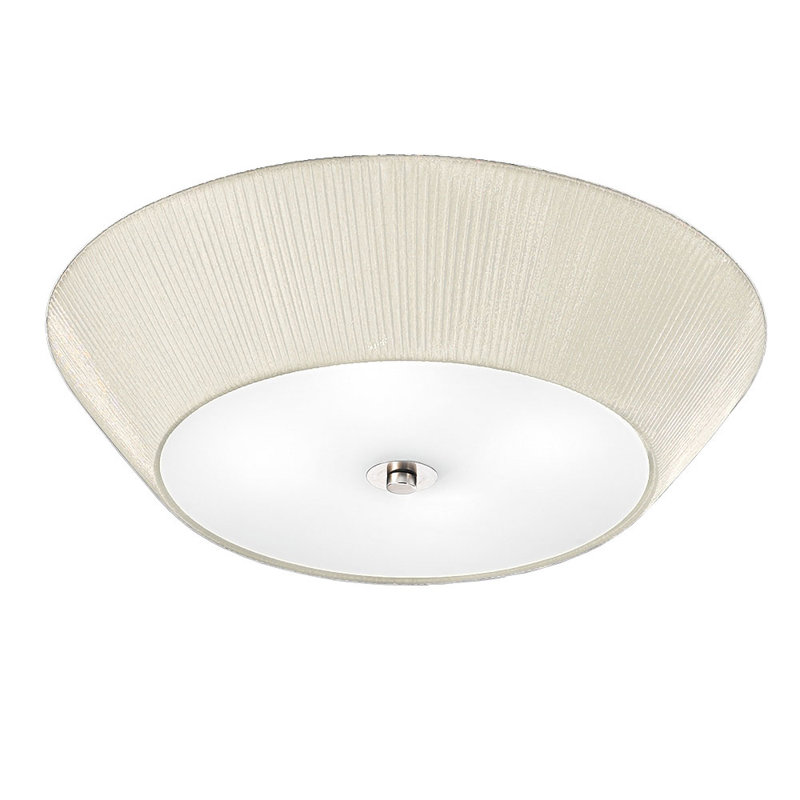 Swearingen Fabric Flush Mount, Non-Energy Efficient