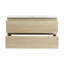 Meuble-lavabo mural 36 po avec lavabo en céramique 36 po, 2 tiroirs à fermeture en douceur, ensemble KD-289686353-289686352