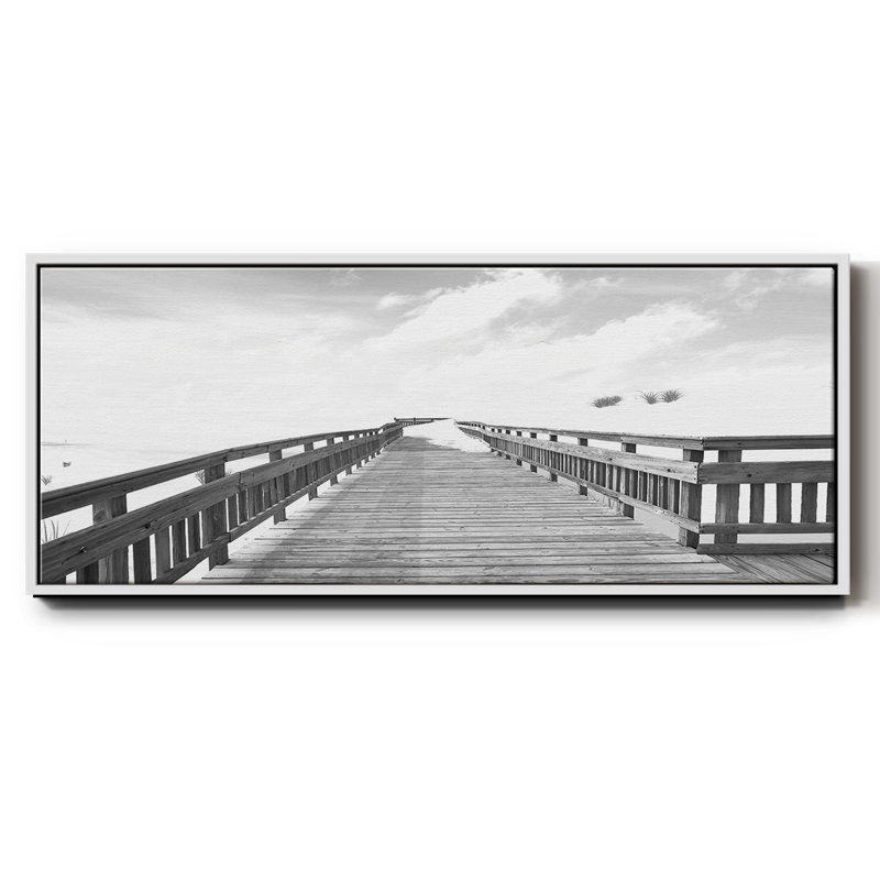 Plage - toile encadrée