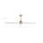 72" Solid Wood 3-Blade Ceiling Fan With Remote Control-357592001