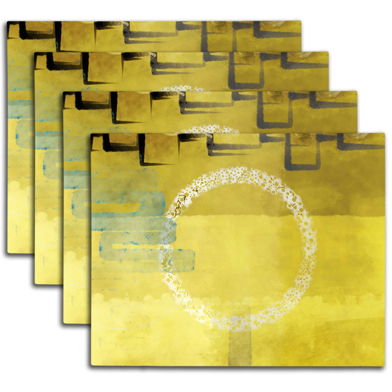 Polyester Abstract Rectangle Placemat