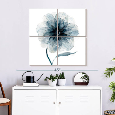 Harnek Floral Indigo Bloom III