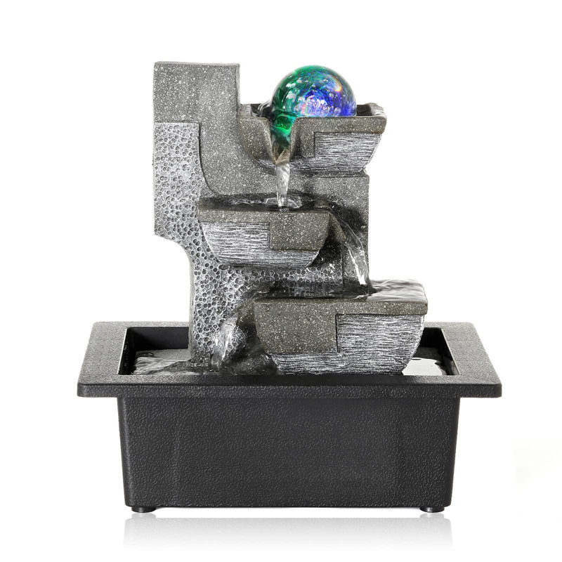 Hatay Indoor Waterfall Fountain with Lights