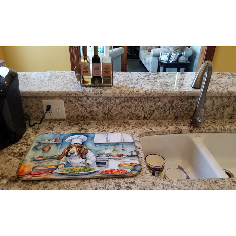 Tapis de vaisselle Basset Hound The Chef