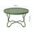 28'' W X 17.5'' H Indoor/ Outdoor Round Steel Coffee Side Table, Modern Patio Plant & Camping Table with Reinforced Tabletop Design-1060738916